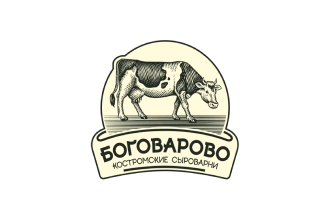 Логотип Боговарово - Костромские сыроварни.